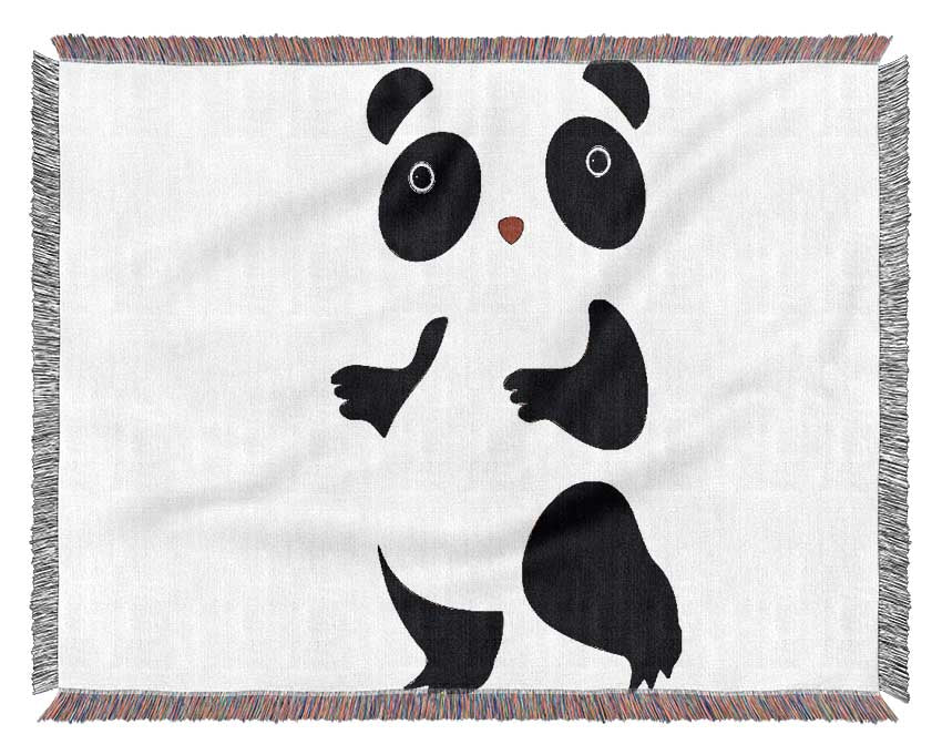 Panda Dance Woven Blanket