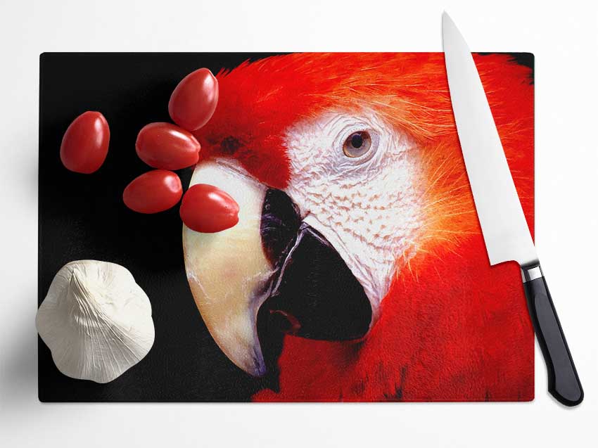 Parrot High Resolution Glass Chopping Board