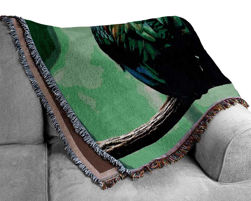 Parrot Perch Woven Blanket