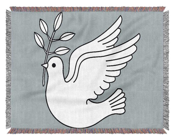 Peace Dove Woven Blanket