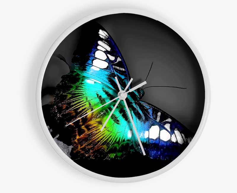 Psychodelic Butterfly Clock - Wallart-Direct UK