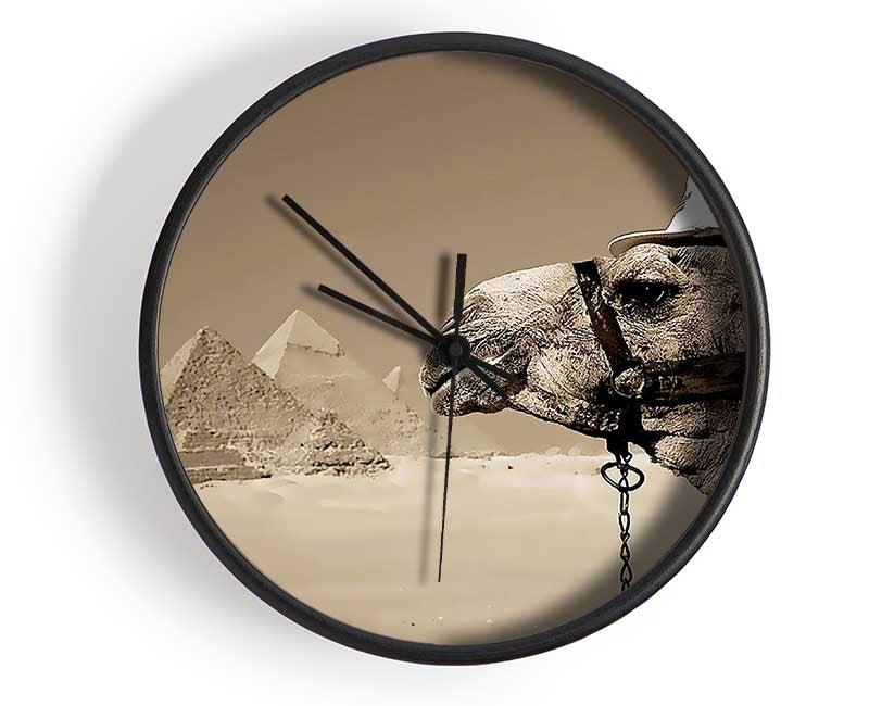 Pyramid Camel Clock - Wallart-Direct UK