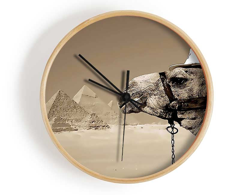 Pyramid Camel Clock - Wallart-Direct UK