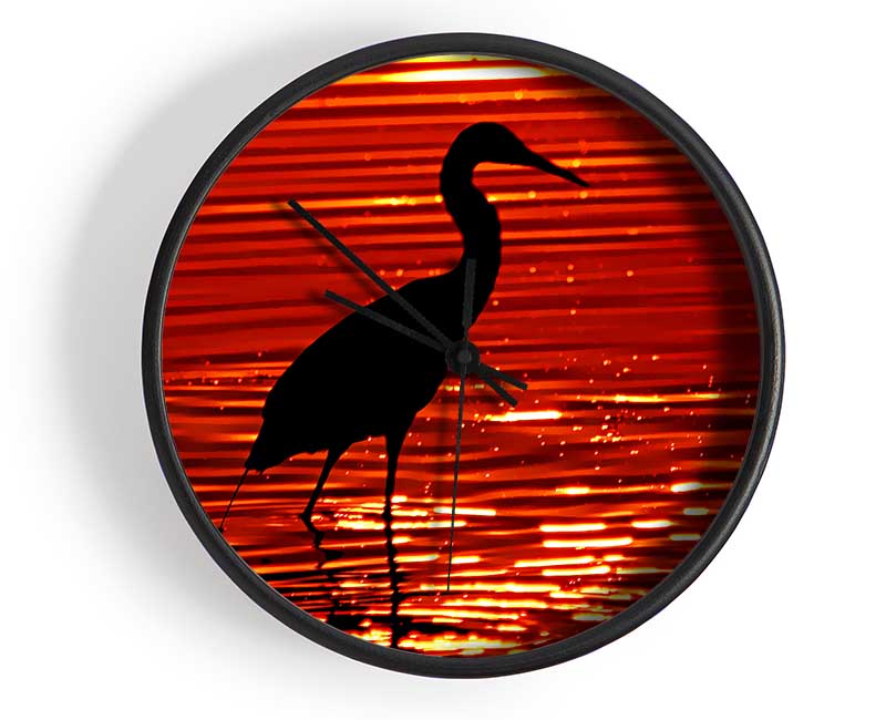 River Bird Clock - Wallart-Direct UK