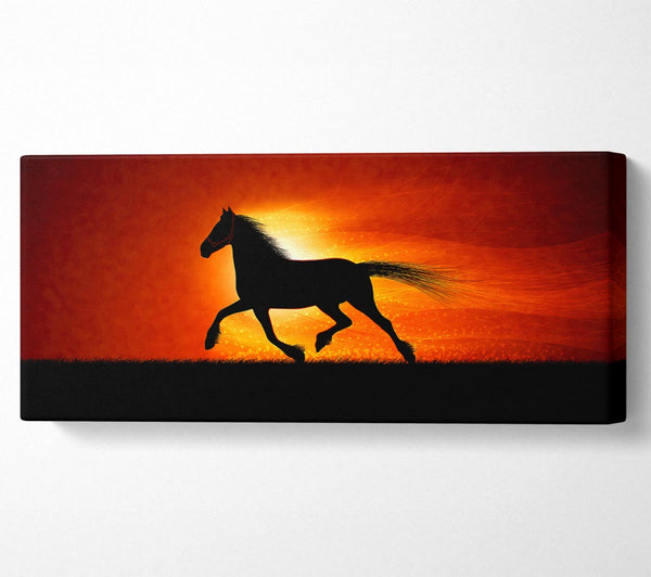 Running Horse Sunset Blaze