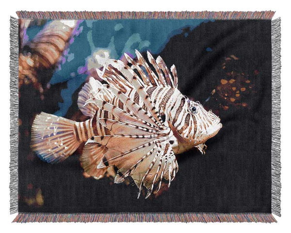 Sea Life Woven Blanket