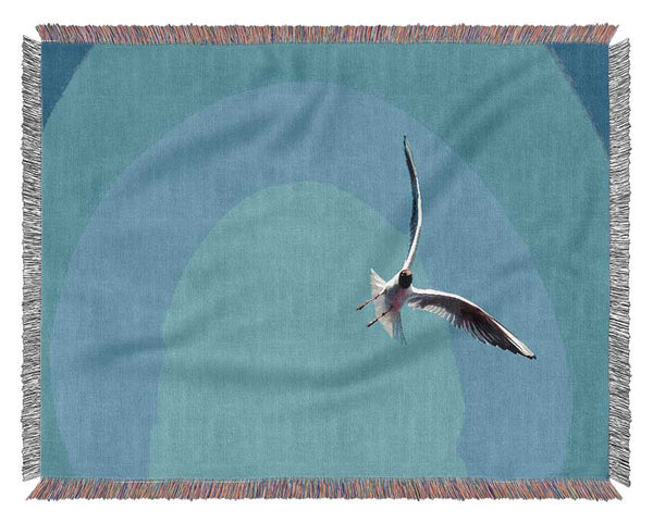 Seagull Flight Woven Blanket