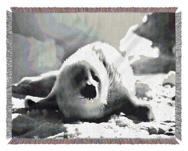 Seal Pup Woven Blanket