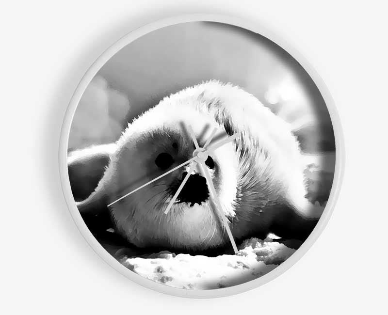 Seal Pup Clock - Wallart-Direct UK