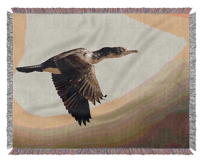 Shag Bird Woven Blanket