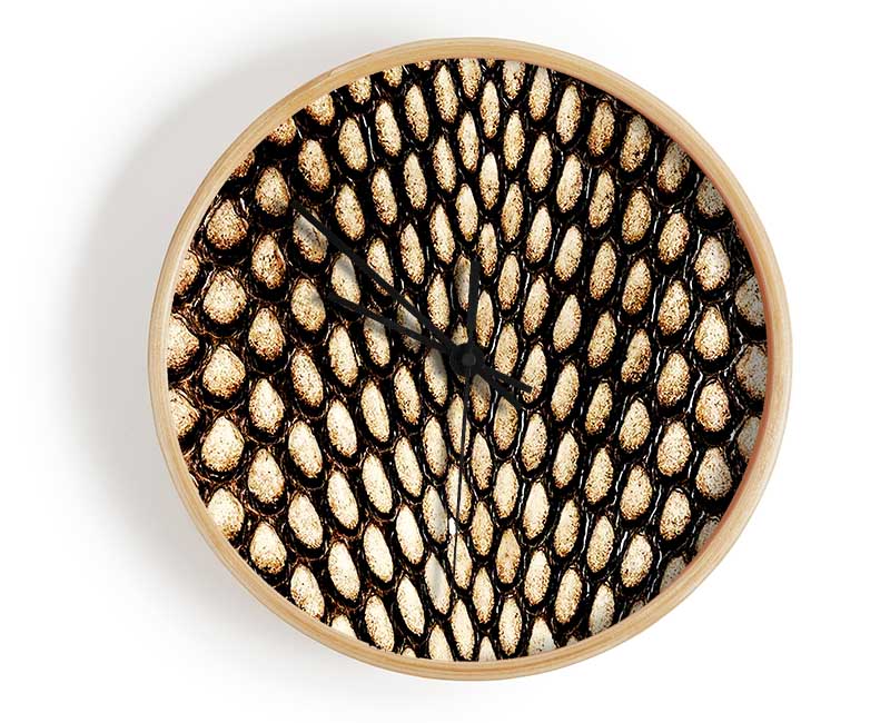 Snake Scales Clock - Wallart-Direct UK