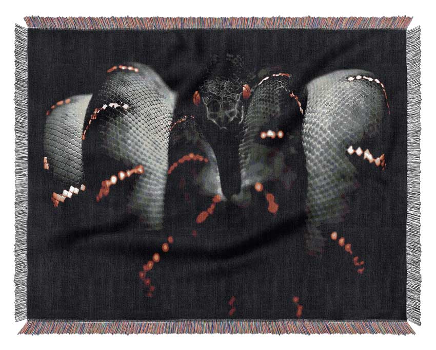 Snake Venom Woven Blanket