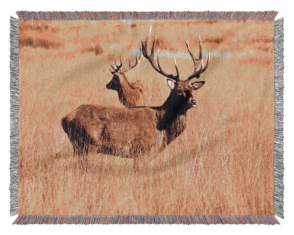 Stag Duo Woven Blanket