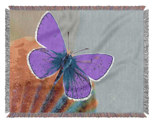 Stunning Butterfly Woven Blanket