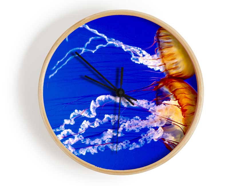 Stunning Jellyfish Clock - Wallart-Direct UK