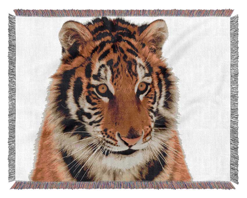 Tiger Stare Woven Blanket