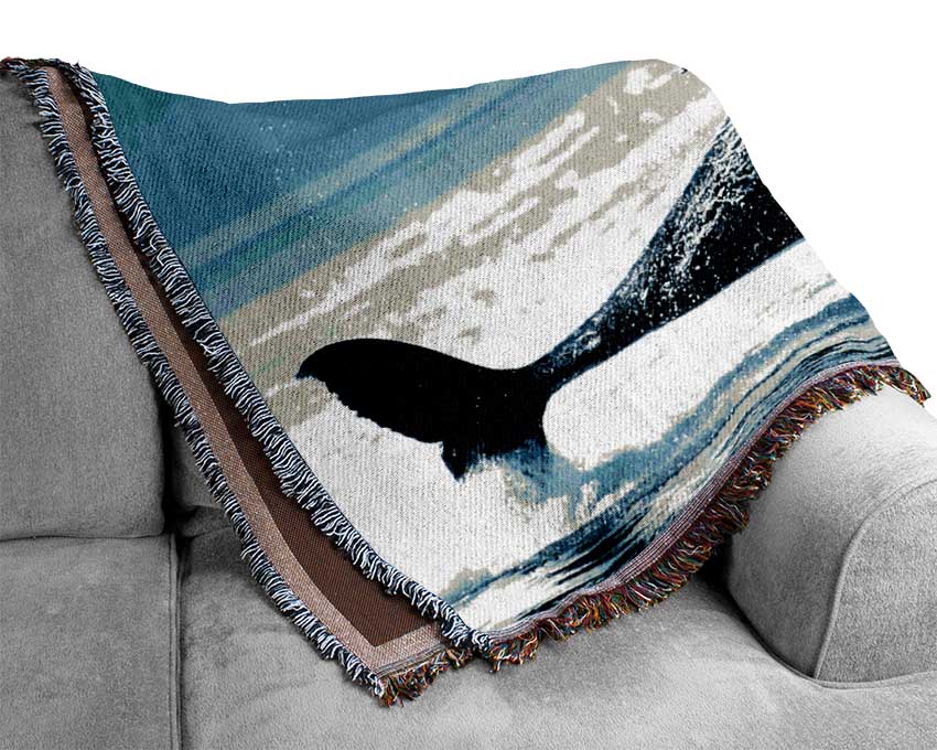 Whale Of A Time Woven Blanket