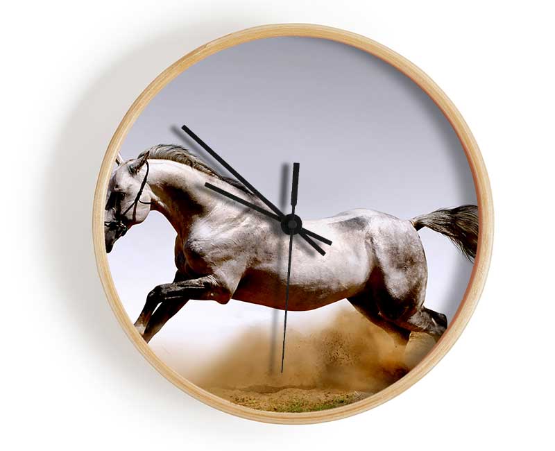 Wild Horse Running Clock - Wallart-Direct UK