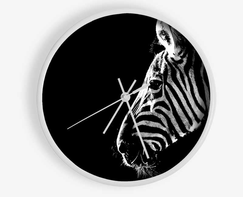 Zebra Whiskers Clock - Wallart-Direct UK