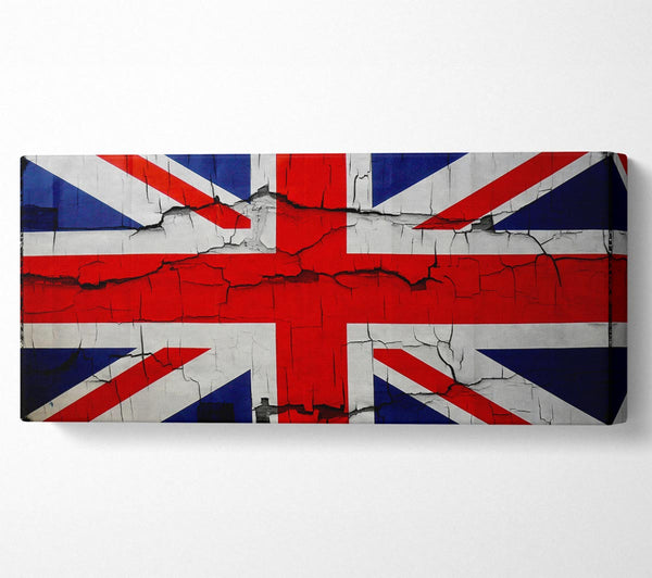 United Kingdom Flag Cracked