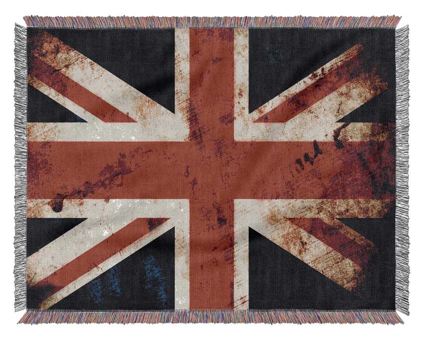 Uk Grunge Woven Blanket