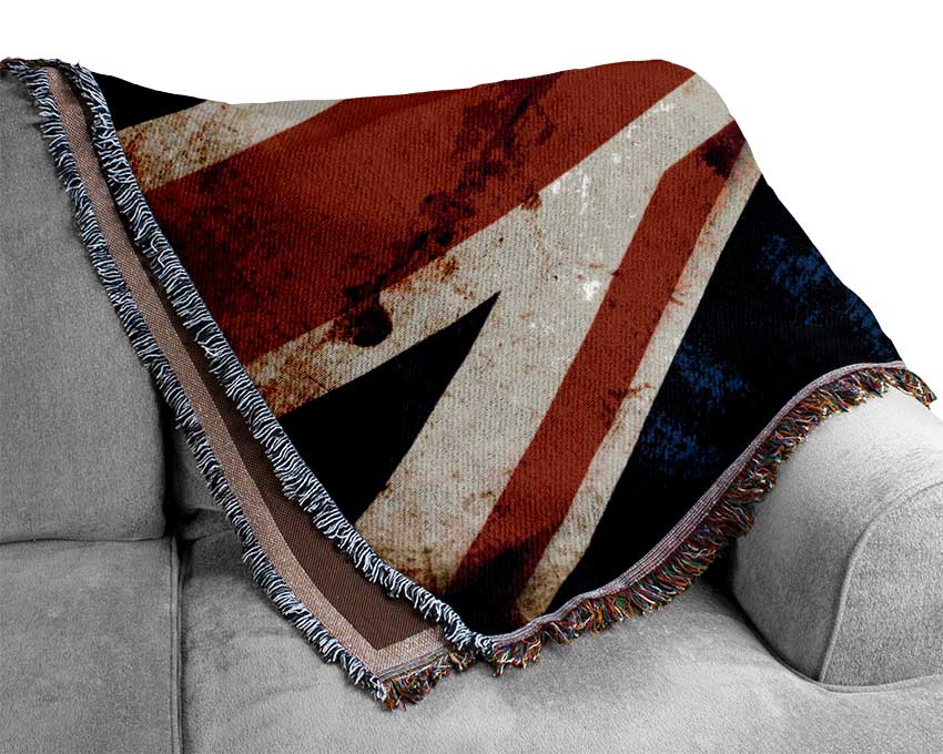 Uk Grunge Woven Blanket