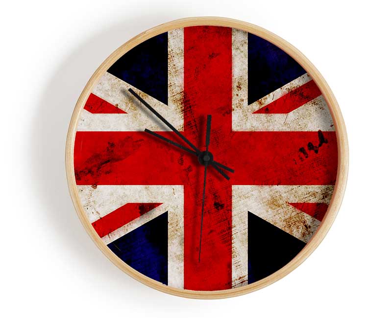 Uk Grunge Clock - Wallart-Direct UK