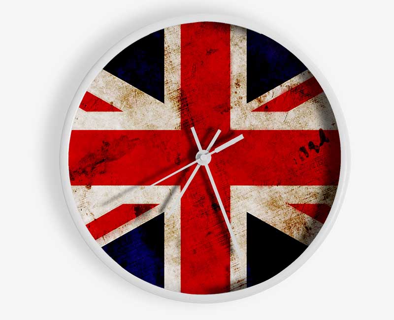 Uk Grunge Clock - Wallart-Direct UK