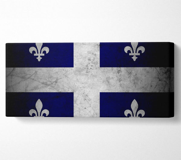 Quebec Grunge Flag