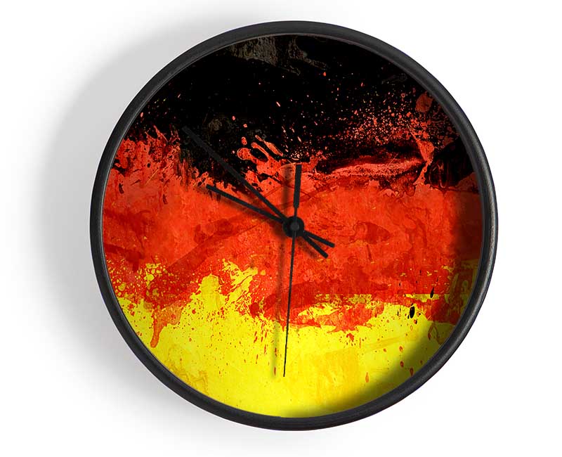 Germany Colours Clock - Wallart-Direct UK