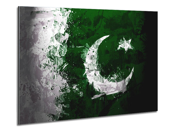 Pakistan Flag Grunge