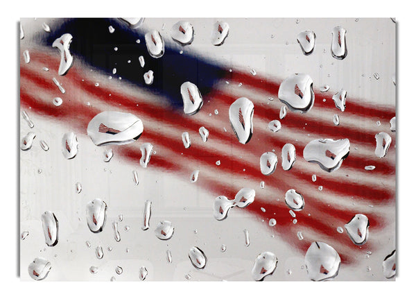 American Flag Droplet