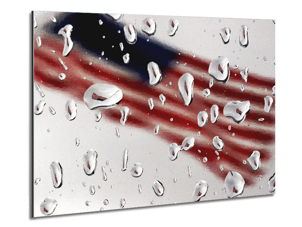 American Flag Droplet