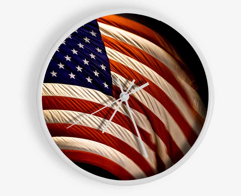 Flag Of America Clock - Wallart-Direct UK