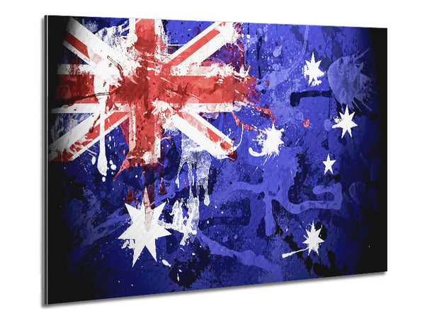 Australian Grunge National Flag