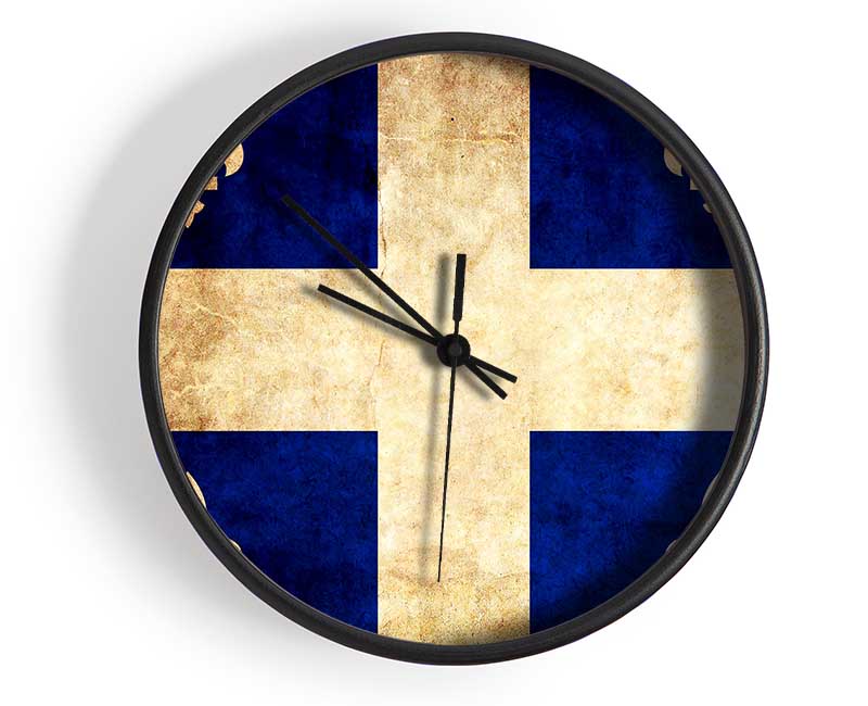 Canada Quebec Flag Clock - Wallart-Direct UK