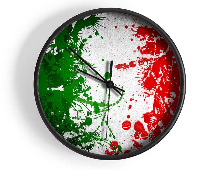 Colours Of Italy Clock - Wallart-Direct UK