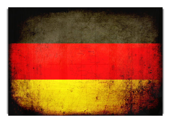 Deutschland Flagge Grunge