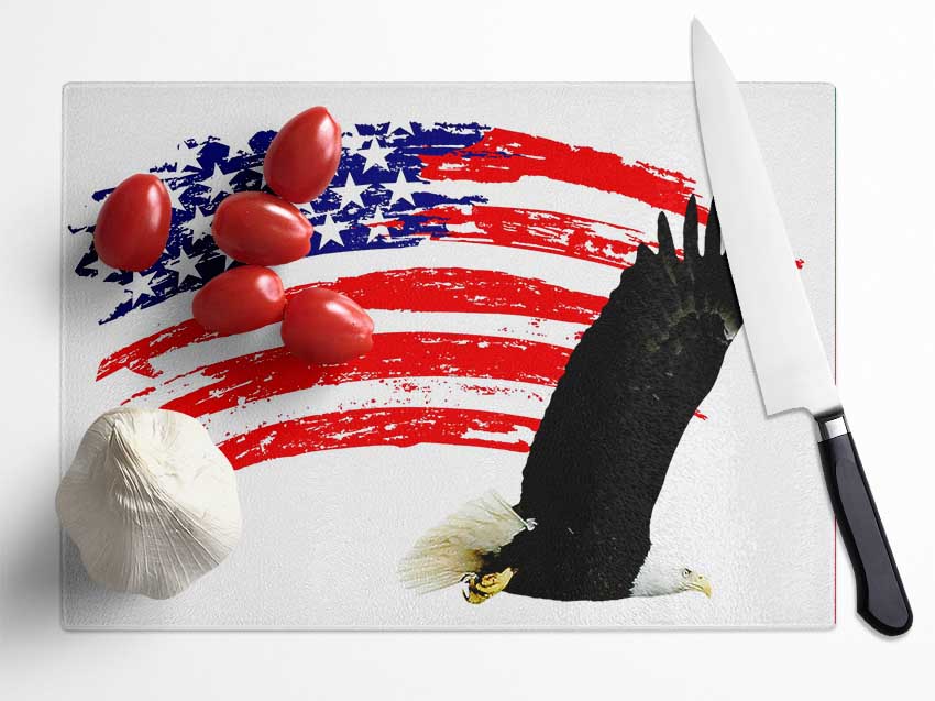 Eagle Freedom Glass Chopping Board