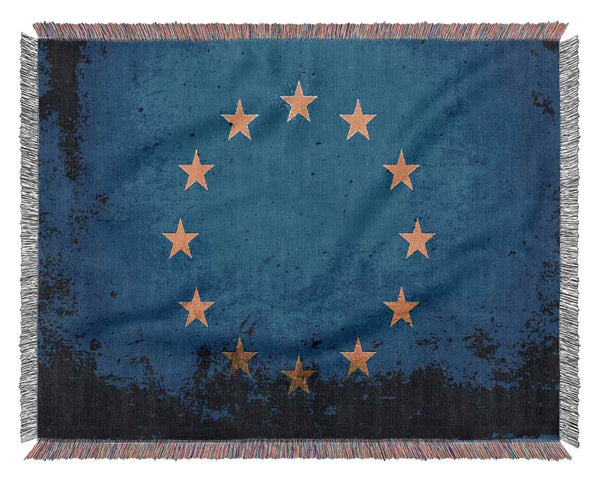 Eu Flag Woven Blanket