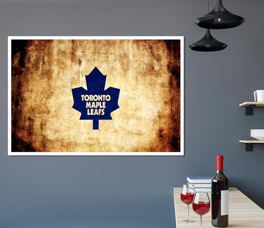 Canada Toronto Maple Leaf Print Poster Wall Art