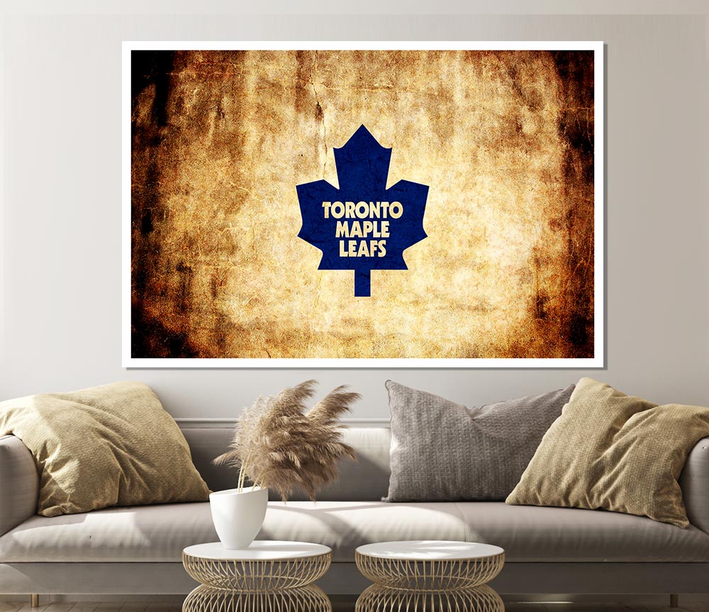 Canada Toronto Maple Leaf Print Poster Wall Art