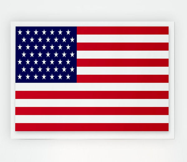 American Star Print Poster Wall Art