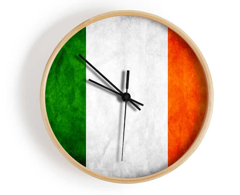 Irish Flag Clock - Wallart-Direct UK