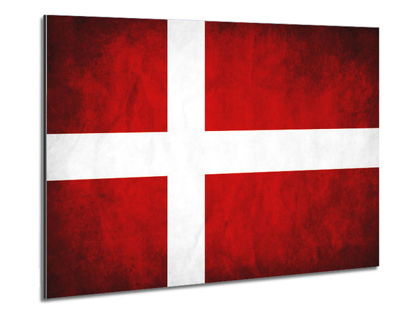 Denmark Flag Grunge