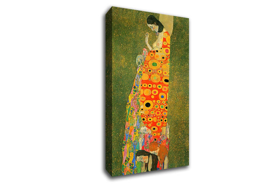 Picture of Klimt Abandoned Hope Wide Canvas Wall Art