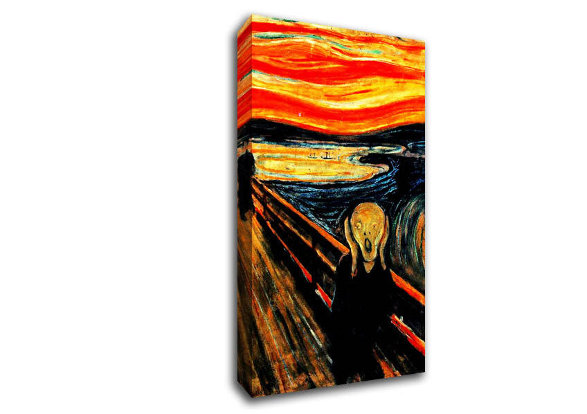 Picture of Edvard Munch The Scream Wide Canvas Wall Art