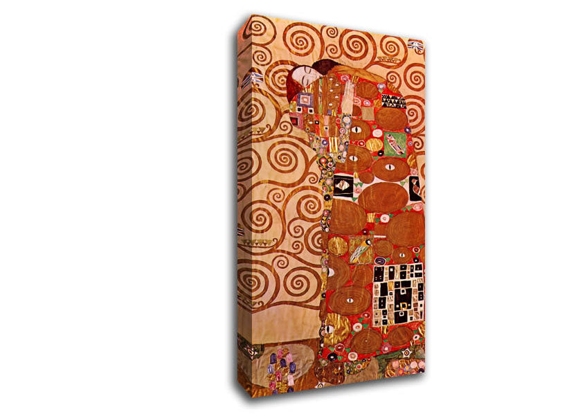 Picture of Klimt Embrace Wide Canvas Wall Art