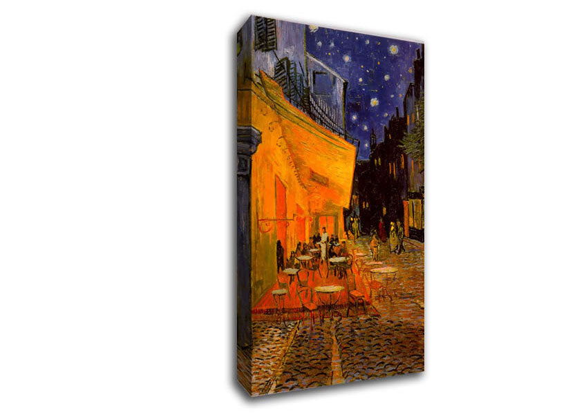 Picture of Van Gogh Pavement Cafe Wide Canvas Wall Art