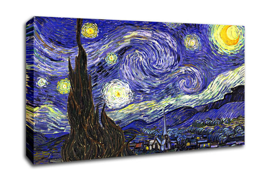 Picture of Starry Night Wide Canvas Wall Art